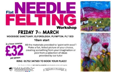 Flat Needle Felting Workshop